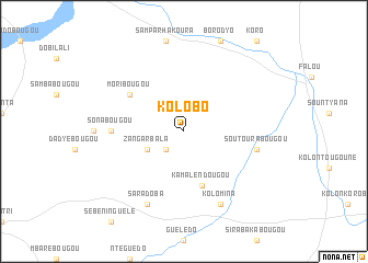 map of Kolobo