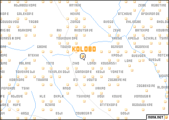 map of Kolobo