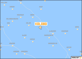 map of Kolobo