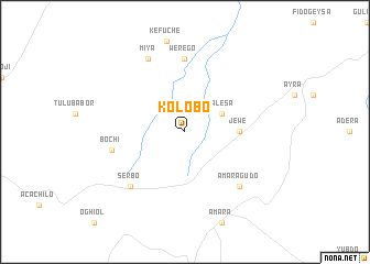 map of Kolobo