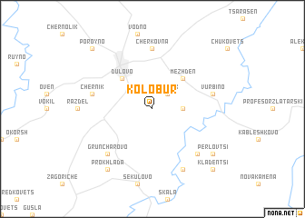 map of Kolobŭr