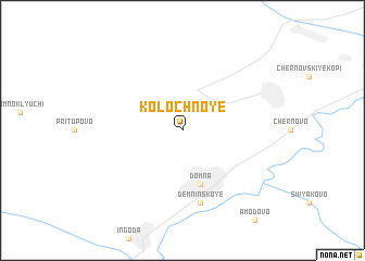 map of Kolochnoye