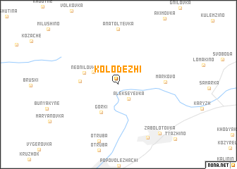 map of Kolodezhi