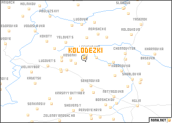 map of Kolodezki