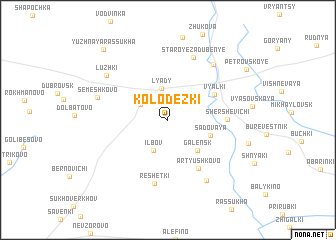 map of Kolodez\