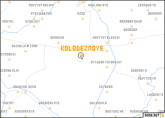 map of Kolodeznoye