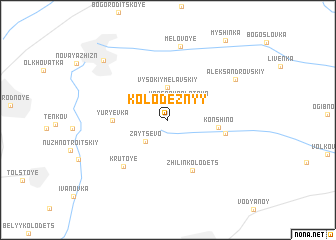 map of Kolodeznyy