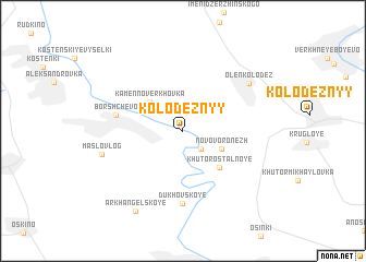 map of Kolodeznyy