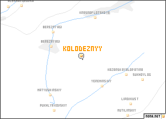map of Kolodeznyy