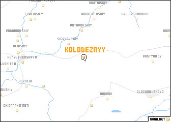 map of Kolodeznyy