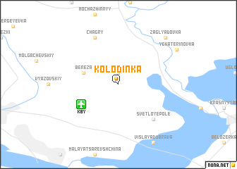 map of Kolodinka