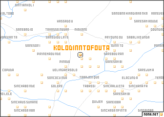 map of Kolodinnto Fouta