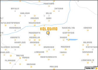 map of Kolodino