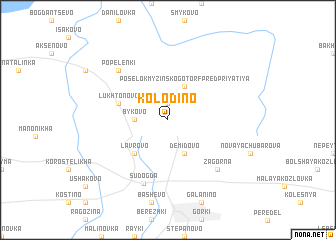 map of Kolodino