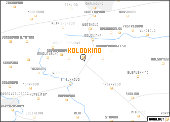 map of Kolodkino