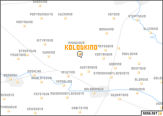 map of Kolodkino