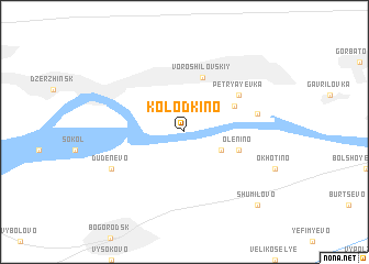 map of Kolodkino