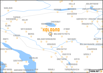 map of Kolodno