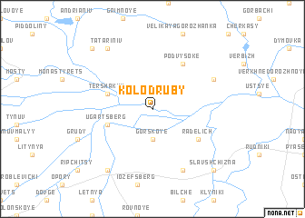 map of Kolodruby