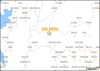 map of Koloenu