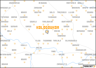 map of Kologoukom