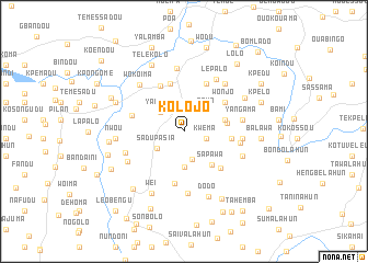 map of Kolojo