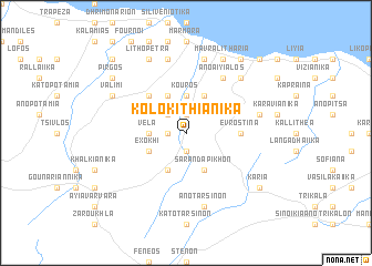 map of Kolokithiánika