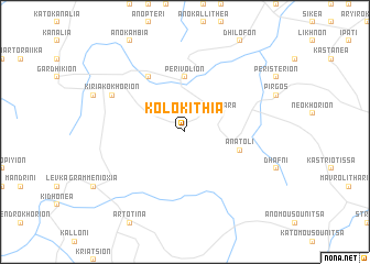 map of Kolokithiá