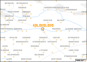 map of Kolokolovo