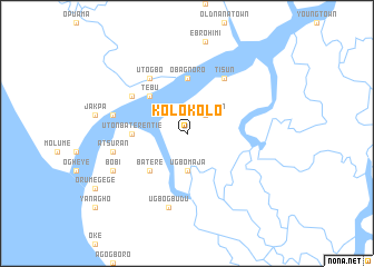 map of Kolokolo