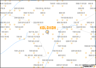 map of Kolokom