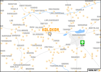 map of Kolokom