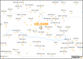 map of Kolokom