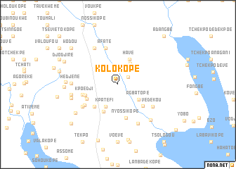 map of Kolokopé