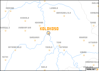 map of Kolokoso