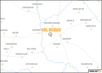 map of Kolokouo