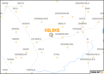 map of Koloko