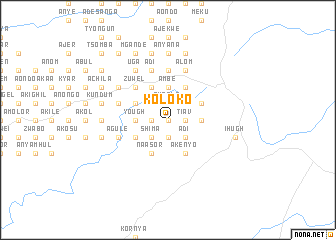 map of Koloko