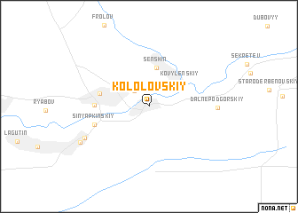 map of Kololovskiy