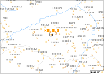 map of Kololo