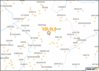 map of Kololo