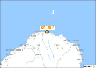 map of Kololo