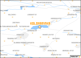 map of Kolomarinka