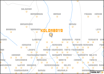 map of Kolombaya