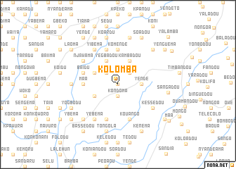 map of Kolomba