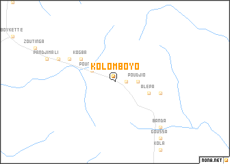 map of Kolomboyo