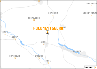 map of Kolomeytsevka