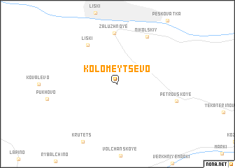 map of Kolomeytsevo