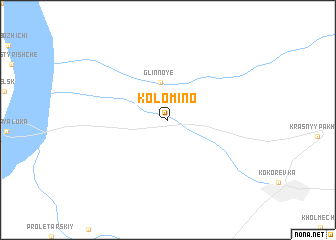 map of Kolomino
