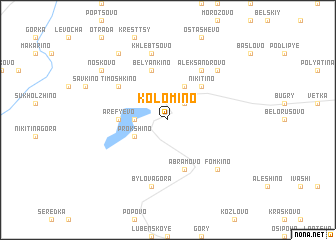 map of Kolomino